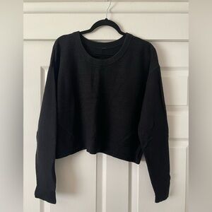 lululemon Black Cropped Sweater Size 8 or 10